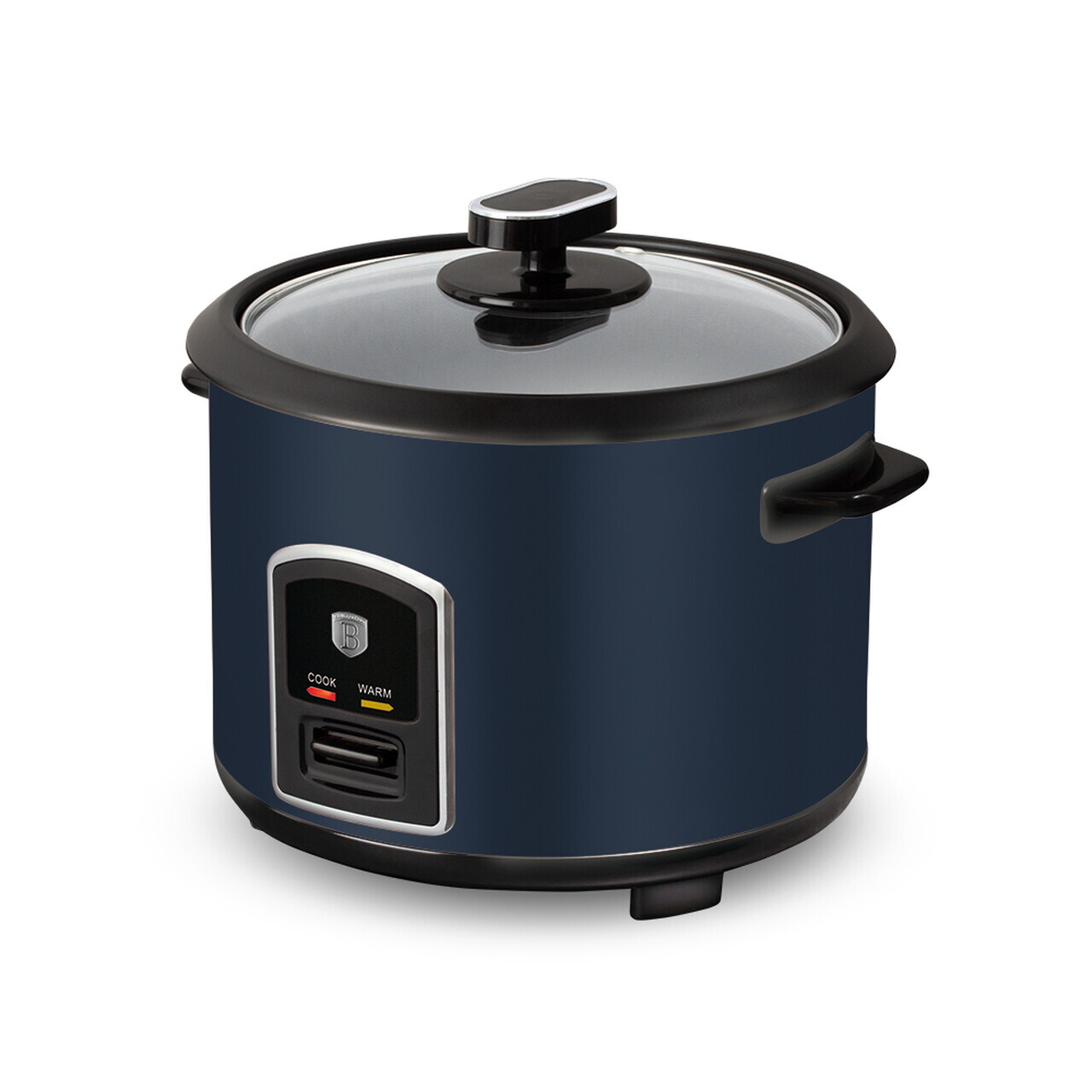 Oala electrica pentru orez Berlinger Haus, Deep Sea, 700W, 1.8 L, inox/aluminiu, albastru mat - imagine 5